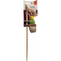 FOFOS Yellow Flower Cactus Wand Cat Toys