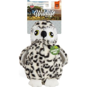  FOFOS Wildlife Plush Owl Dog Toys 