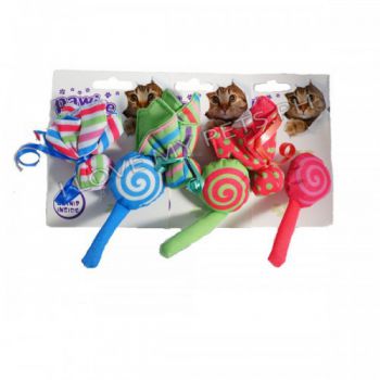  PAWISE CANDY &amp; FLOWER CAT TOY:28124 