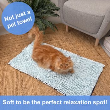  Pet Towel - Microfiber - Light Blue 
