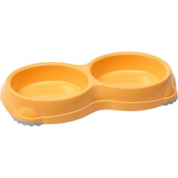  Moderna Double Smarty Bowl 26.5 x 13.5 x 3.4 cm-2x200ml-Apricot 