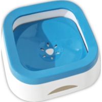 Pado Square Anti Spill Pet Bowl 21x21x7.8cm [1000ml] -Blue