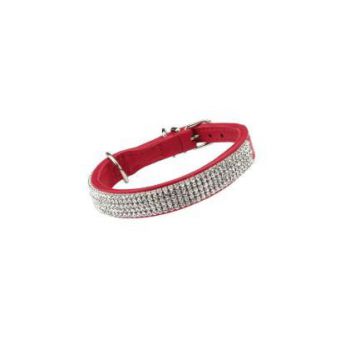  Crystal Princesse Collar - Red / 30 cm 