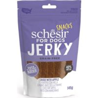 Schesir Grain-Free Dog Snacks Jerky 145g - Duck with Apple