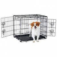 Four Paws Double Door Deluxe Crate XL Divider Panel Included 48x30x33 Buy Best Price in UAE Dubai Abu Dhabi Sharjah