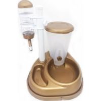 Pado Water & Food Feeder(Gold)