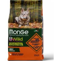 Monge Bwild Grain Free Adult All Breeds Duck And Potatoes 2.5kg