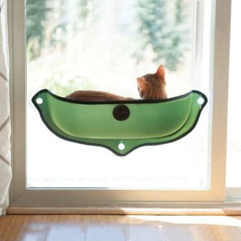  K&H Beds - Ez Window Bed Kitty Sill Green 