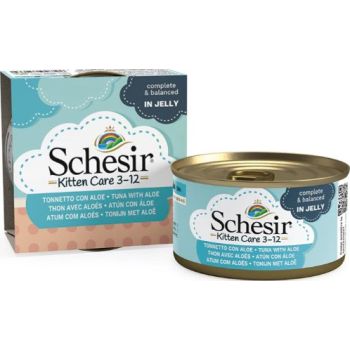  Schesir Cat Wet Food Can-Kitten -Tuna With Aloe 85g (15pcs left) 