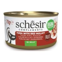 Schesir Complements Cat Wet Food in Jelly Can- Tuna With Red Mullet 70g