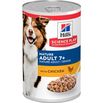  HILL’S SCIENCE PLAN Mature Adult 7+ Dog Wet Food With Chicken 370g 
