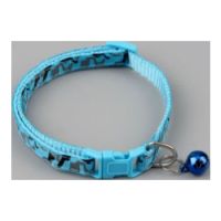 PETS CLUB ADJUSTABLE CAT COLLAR WITH BELL- BLUE