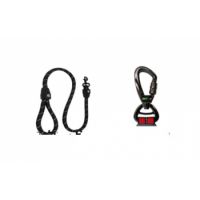 DOCO  Reflective Rope Leash W/ soft Rubber Handle Ver.5 - Click & Lock Snap  S   Ø8mm x 150cm