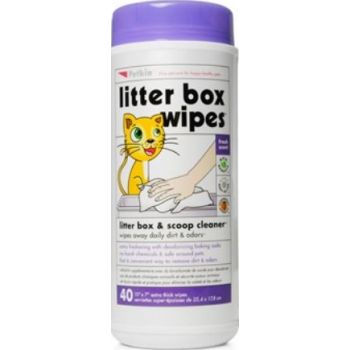  Petkin Litter Box Wipes 