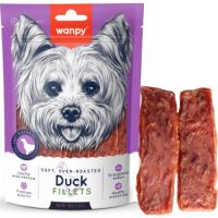 Wanpy Dog Treats  Soft Duck Fillets 100g