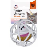 FOFOS Roller White Cat With Catnip Cat Toys