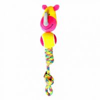 NEON TENNIS BODY ROPE TUG TOYS