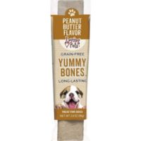 Loving Pets Single Wrapped Yummy Bones Dog Treat, Peanut Butter