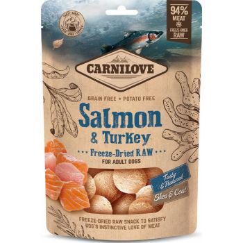  Carnilove Freeze-Dried Raw Snacks Salmon & Turkey 60g 