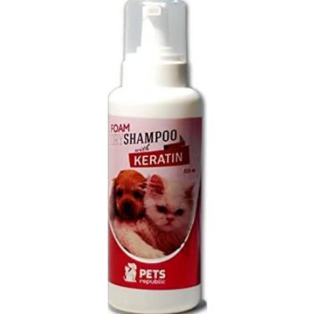  Pets Republic Foam Dry Shampoo with Keratin 520 ml For Cats And Dogs 