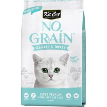  Kit Cat No Grain With Chicken And Turkey 1kg 