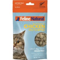 Feline Natural Freeze Dried Chicken Bites Treats 50g