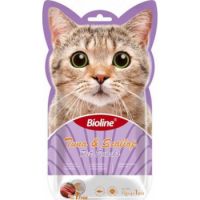 Bioline Cat Treats -  Tuna & Scallop 5x15g