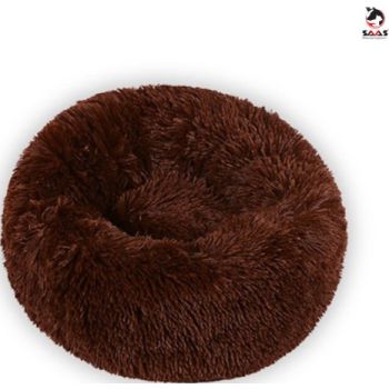  Saas Donut Pluffy Pet Bed Coffee  XL80CM 