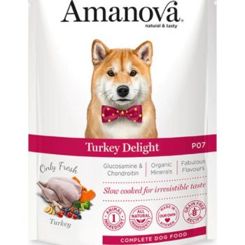  Amanova Wet Adult Dog Turkey Delight - 100g 