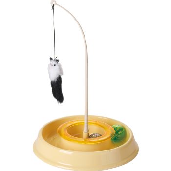  Cat toys-round swivel plate-PS material 