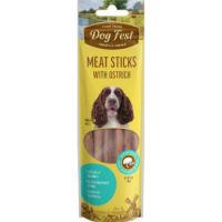 Dog Fest Meat Sticks With Ostrich For Adult Dogs Treats 45g