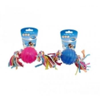  DUVO TPR BALL WITH ROPE 6.3cm 