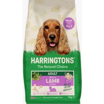  Harringtons Complete Lamb & Rice Adult Dry Dog Food 4KG 