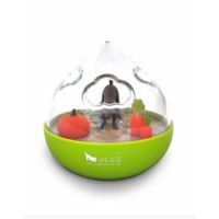 P.L.A.Y   WOBBLE BALL INTERACTIVE TREAT DISPENSING DOG TOYS GREEN