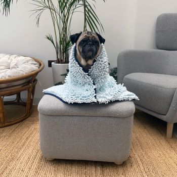  Pet Towel - Microfiber - Light Blue 