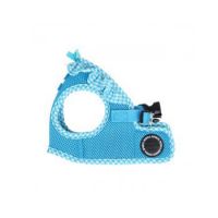 PUPPIA VIVIEN HARNESS B SKY BLUE L Neck 11.41" Chest 16.92"