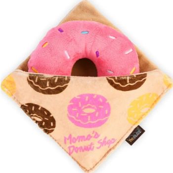  Pup Cup Cafe Collection Dog Toys Donut 