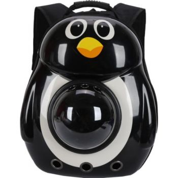  Woofy Penguin Transparent Capsule Pet Travel Backpack – 42 cm x 32 cm x 29 cm 
