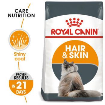 Royal Canin Cat Dry Food  Hair & Skin 4 KG 