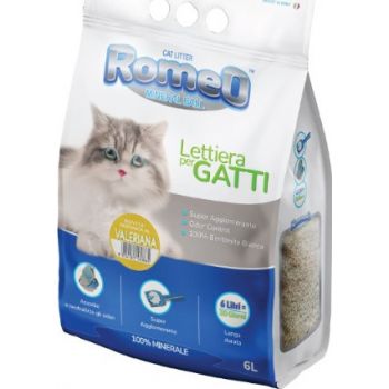  Romeo Bentonite Cat Litter VALERIANA	6 L 