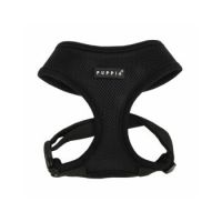 PUPPIA SOFT HARNESS BLACK L Neck 14.5' Chest 20-29"