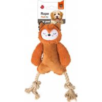 FOFOS Rope Leg Plush Bear Dog Toy
