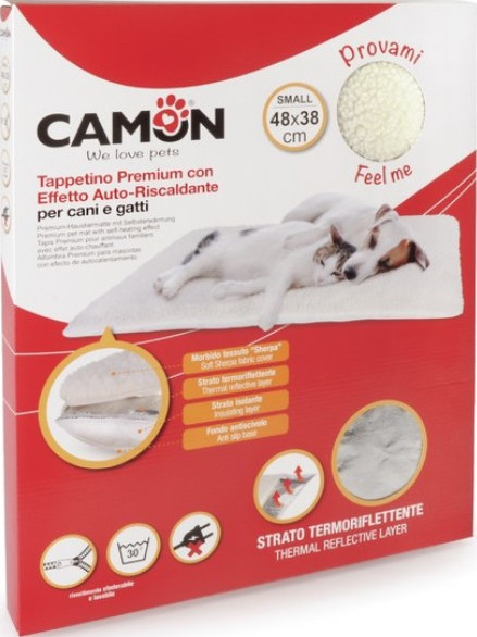 Camon - Tappetino Premium con effetto auto-riscaldante per cani e gatti