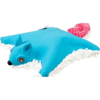  Duvo+ Plush & Latex Flying Squirrel 31x17x5cm blue/pink 