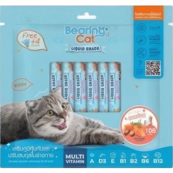  Bearing Cat Liquid Snack Salmon (16+4 sachets 