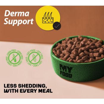  Myfood, 12 kg. Adult dog dry food for healthy skin and fur, with Salmon 12KG 