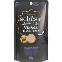 Schesir After Dark Velvet Mousse Adult Cat Wet Food with Chicken and Duck 80gr