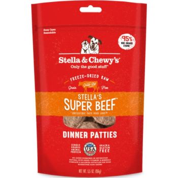  Stella & Chewy's Dog FD Super Beef Patties-14 oz 