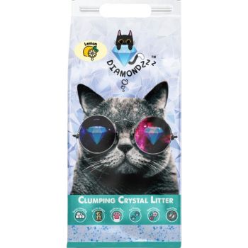  NutraPet Diamondzzz Clumping Cat Litter Silica Gel Lemon - 2.7kg 