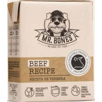  Mr Bones Cooked beef Wet food  375g 